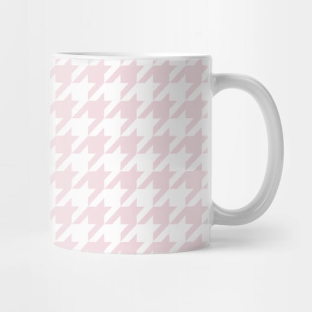 Pink Houndstooth by kassiopeiia